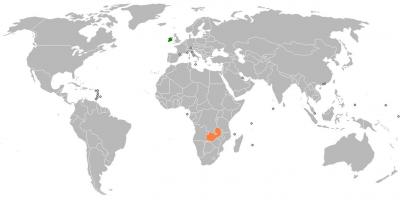 Zambija karti pasaulē